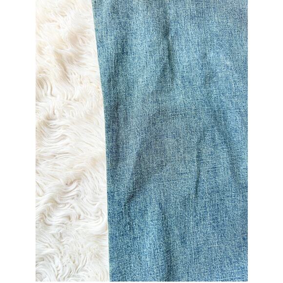 Y2K Low Rise Split Hem Lace Up Jeans size 5 - Picture 6 of 10